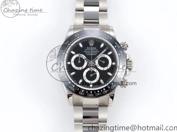 MiroTime 0322 Breathable Daytona 116500 JDF 1:1 Best Edition 904L Steel Black Dial on SS Bracelet A 1337